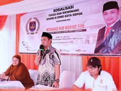 Dekatkan DPRD dengan Masyarakat, Nur Hidayat Gelar Sosialisasi Komisi B di Sukmajaya