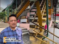 Rawan Kecelakaan, Bang Hengky Desak Perbaikan JPO Penghubung Detos–Margocity