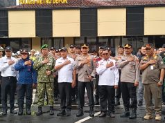 Imam Musanto DPRD Depok Hadiri Gelar Pasukan Pengamanan Malam Tahun Baru 2025–2026