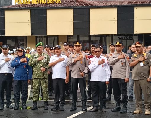 Imam Musanto DPRD Depok Hadiri Gelar Pasukan Pengamanan Malam Tahun Baru 2025–2026