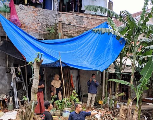 Nur Hidayat DPRD Depok Kawal Tuntas Pembangunan Turap Jembatan Gang Masjid Al-Ishlah Cisalak