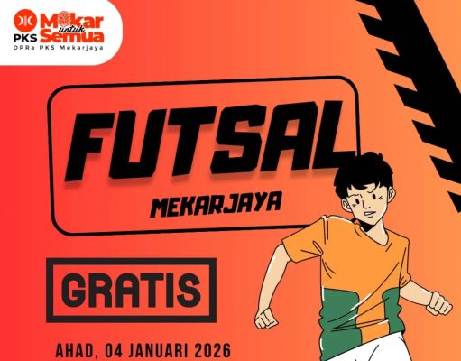 DPRA Mekarjaya Ajak Warga Jaga Kebugaran Lewat Futsal Rutin