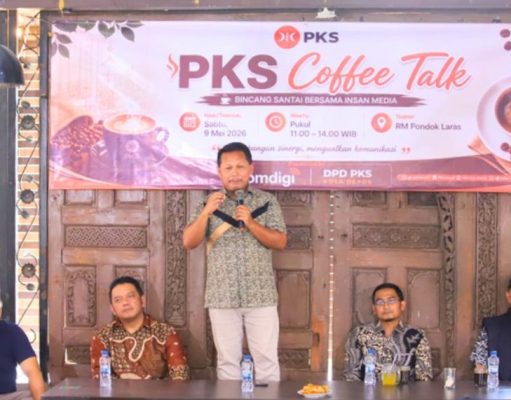 PKS Depok Gelar “PKS Coffee Talk”, Heridianto Perkuat Harmoni dan Sinergi Bersama Insan Media